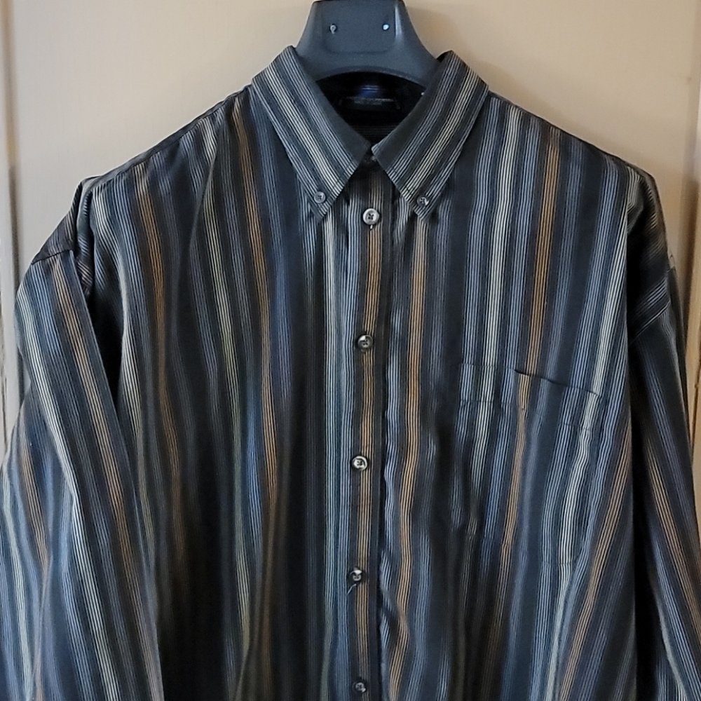 Chatham by Enro Dress Shirt Size XL 60 cot 40 poly - Picture 1 of 8